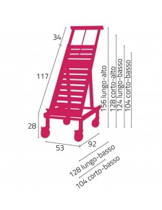 Pantalla Inclined - Extensión extensible - N. 4+1 casetes... 2