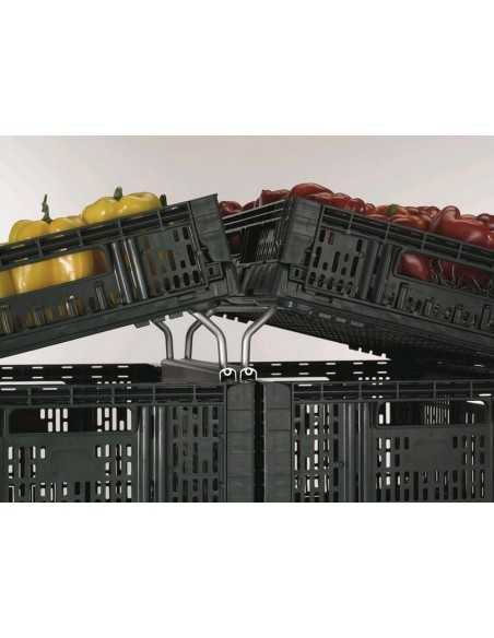 Pedal holder - Tilt bow 3 piles of crates -  cm 118 x 57 x 11