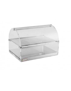 Vetrina neutra in plexiglass con 2 ripiani - Cm 50