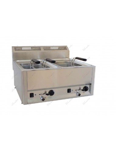 Electric cooker - Capacity lt 8+8 - Tap - cm 66 x 60 x 29 h