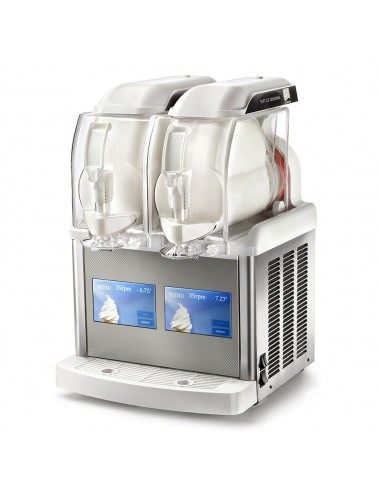 Soft ice cream machine - 5 + 5 liters tank - Touch screen - cm 45 x 43.5 x 65 h