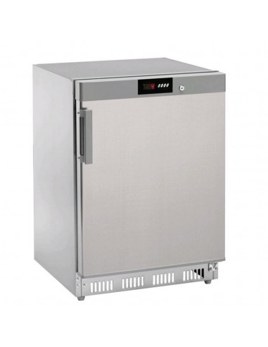 Congelatore in acciaio inox - Capacità  litri 140 - N. 1 porta - cm 60 x 60 x 85.5 h