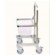GN 1/1 trolley adjustable to 3 levels (supplied without container)