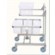 Ergonomic stainless steel trolley - Made for seats suitable for GN 1/1 tanks (supplied without containers)
