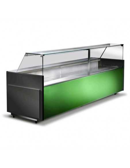 Banco alimentare - Frontale basso - Ventilato - Vetri dritti - cm 152x89.8 x 119.1 h