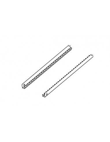 Pair of stainless steel bar guides (40Kg)