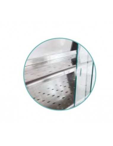 Hot showcase with curved glass - N. 1 floor -...