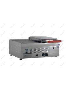 Piastra panini a gas piano rigato e 1 calotta rigata cm 58