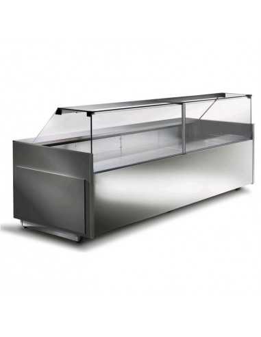 Neutral bank - Low front - Straight glass - cm...