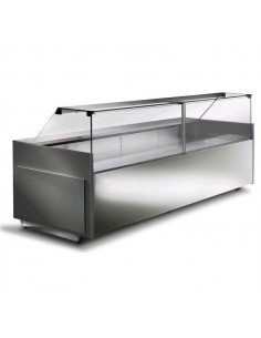 Neutral bank - Low front - Straight glass - cm 248 x 99.8... 2
