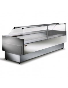 Neutral bench - High front - Straight glass - cm 248 x... 2