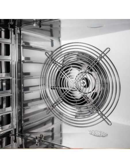 Horno eléctrico de convección con vapor directo, 5 bandejas GN 1/1 o 60 x 40 cm - cm 84 x 92 x 75,5 h