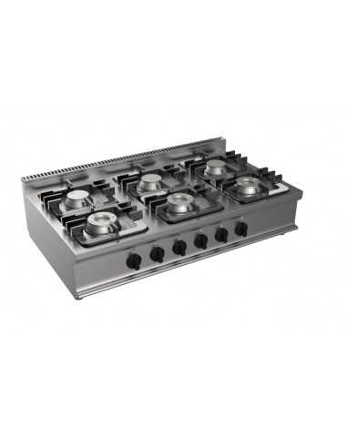 Gas cooker -  N.6 fires - cm 105 x 70 x 27 h