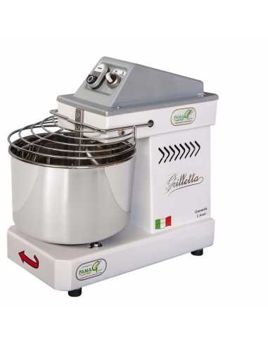 Spiral mixer - 10 Speed - Capacity Kg 5 - Cm 45 x 26 x 43 h