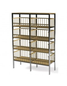 Espositore pane con 6 ceste - cm 127 x 40 x 138,5 h 2