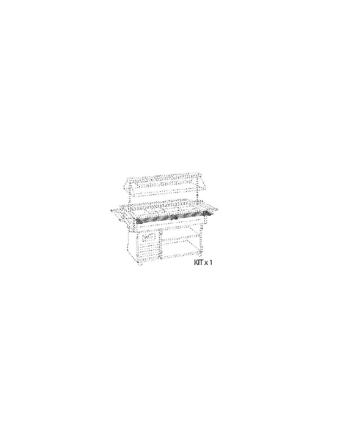 Portapiatti lungo per Mod. 4M - 4M HOT