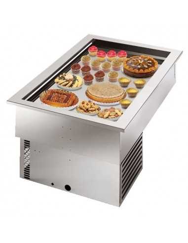 Vasca da incasso refrigerata - cm 136.2 x 75 x 56.2h