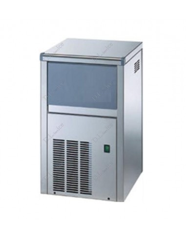 Fabbricatore di ghiaccio - Cubetti pieni gr 14 - Produzione kg 20/24 h - Capacità kg 4 - cm 35.5 x 40.4 x 59 h