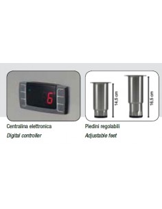 Tabla refrigerada -  N.4 puertas - cm 223 x 70 x H 85 2