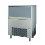 Fabbricatore di ghiaccio a cubetto cavo - Mod. IFT165 - Sistema a palette - Produzione kg 75/24 h - Capacità  contenitore kg 30