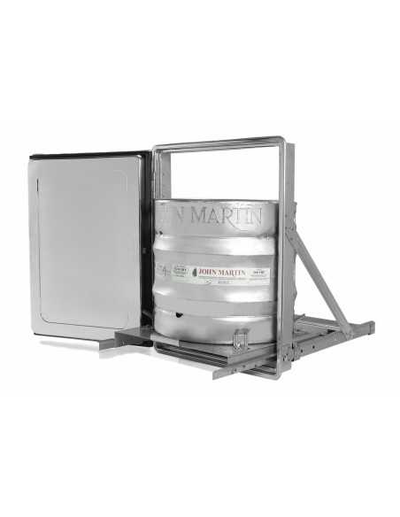 Sportello - Piano scorrevole per fusti di birra - cm 44 x 55 x 59 h