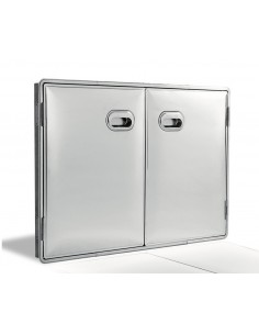 Sportelli doppi per banchi positivi - Scrocchetto - Foro...