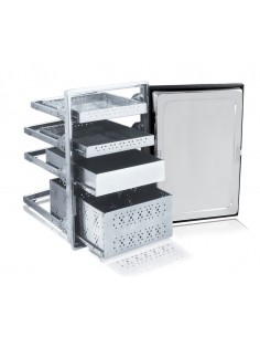 Sportelli con grimaldiera banchi negativi - Foro cm 44 x...