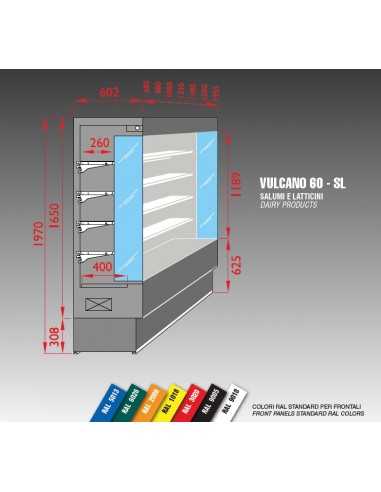 Pantalla de pared refrigerada - Adecuado para...