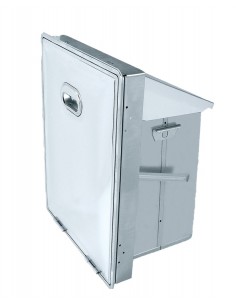 Tramoggia rifiuti solidi - Coperchio - cm 43.7 x 31 x 72.2 h