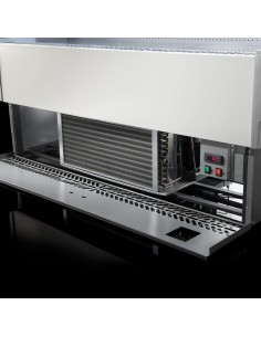 Refrigerated wall display - Stainless steel - For cold... 2