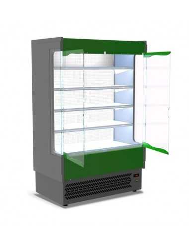 Refrigerated deli and dairy display with 2...