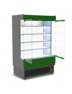 Muro refrigerado - Puerta de vidrio - Para cortes fríos y... 2