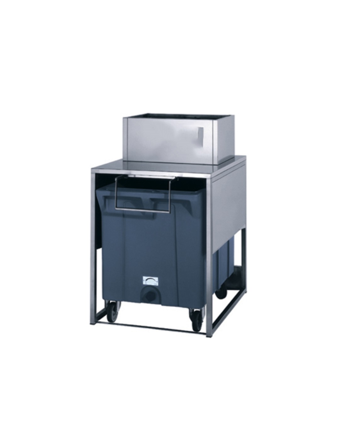 Contenedor de hielo - Capacidad de contenedores Kg 108 - Reserva Kg 17 - Dimensiones cm 79,5 x 106 x 128,4 h