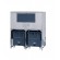 Contenedor de hielo - Capacidad de contenedores kg 108 x 2 - cm 156 x 133 x 178h