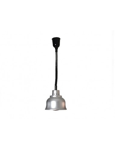Lampada infrarossi - Colore alluminio - cm Ø 22,5