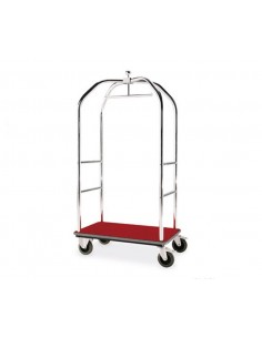 Carrelli portabiti e portabagagli - Acero Chrome -...