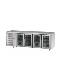Tavolo refrigerato - N.4 Porte a vetro - Motore a... 2