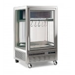 Armadio refrigerato per esposizione carne  - Mod. MEAT276 - Temperatura +1°+6°C - Capacità  litri 275 - N. 4 vetrate - Refrigera