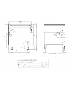 Gas water cooker - N. 6 Cookers - Static gas oven - cm... 2