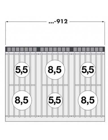 Cocina de agua de gas - N. 6 Cocinas - Horno de...