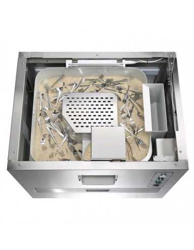 Asciuga lucida posate - Produzione 3000 pz/h -...