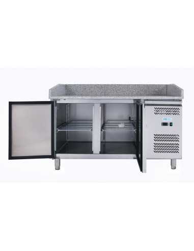Pizza counter with 2 doors - Display cabinet - cm 151 x 80 x 143.5 h