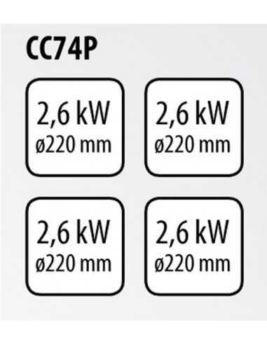 Electric kitchen - N.4 plates - cm 80 x 70 x 90 h