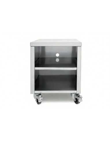 Carrello di supporto per macchina sottovuoto - SE/SU 400 - Realizzato in acciaio inox - Dimensioni cm 50,5 x 55 x 63 h