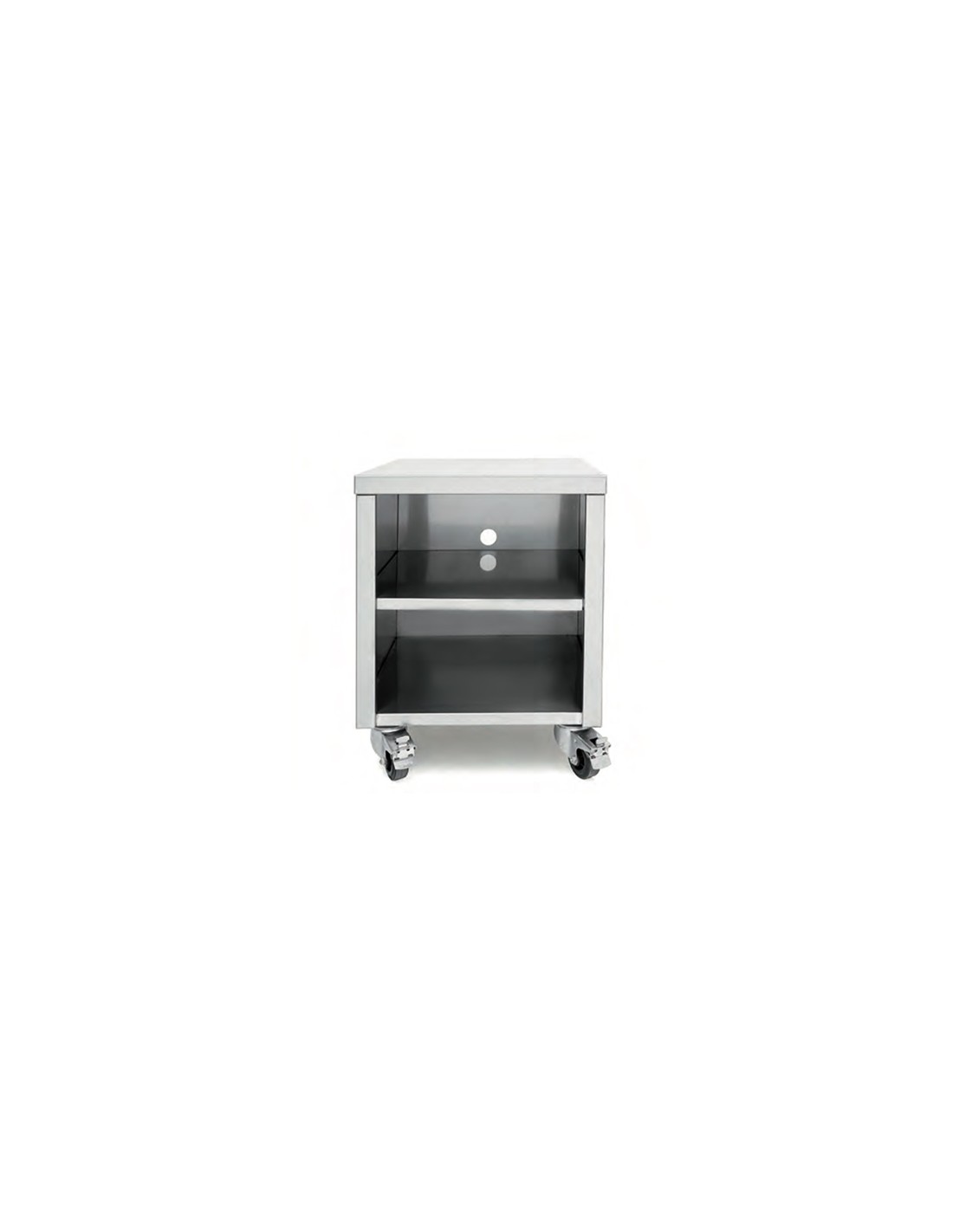 Carrello di supporto per macchina sottovuoto - SE/SU 400 - Realizzato in acciaio inox - Dimensioni cm 50,5 x 55 x 63 h