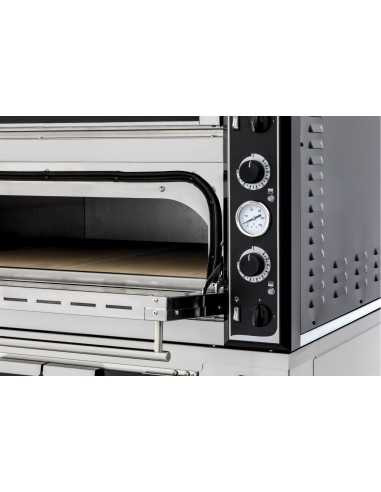 Horno eléctrico para 6 pizzas - Superior e...