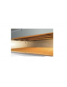 Horno eléctrico 9 pizzas - Superior e inferior refractario - cm 136 x 130 x 41,5 h 2