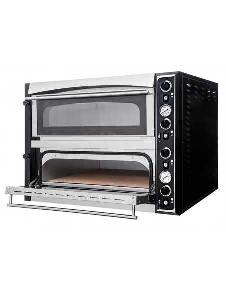 Forno elettrico 9+9 pizze - cm 136 x 130 x 74,5 h