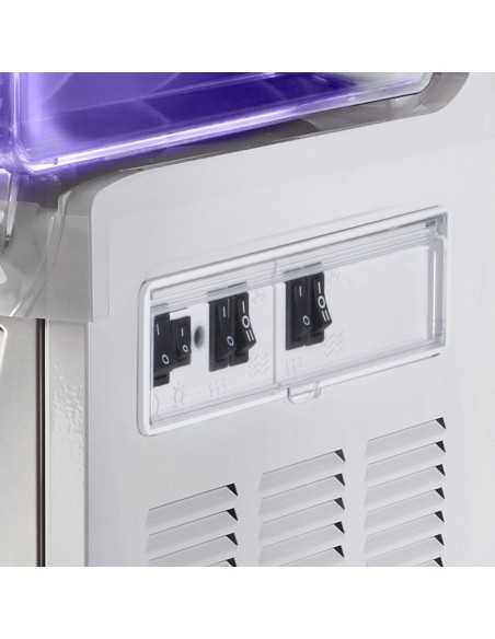 Granizadora mecánica - Capacidad litros 11 + 11- cm 40 x 58 x 87 h