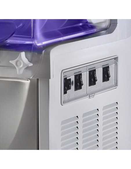 Mechanical slush maker - Capacity 11 + 11 + 11 liters - cm 60 x 58 x 87 h